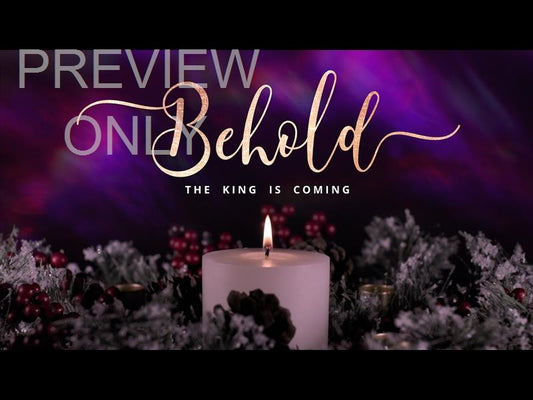 Advent Wreath Behold Still