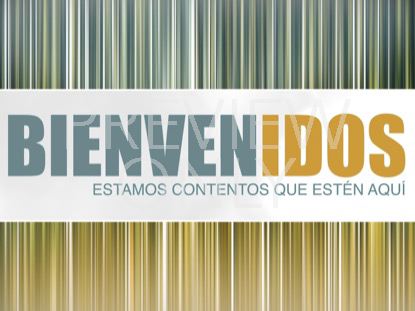 Fall Lines Welcome Still - Spanish