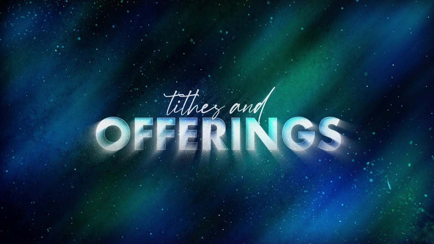 Beautiful Dust Tithes And Offering