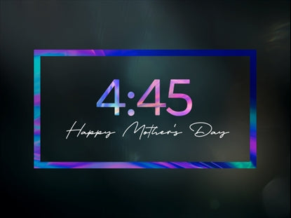 Mother's Day Colors Countdown Mother's Day