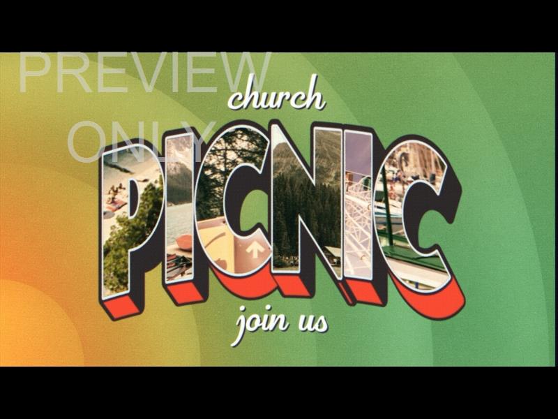 Greetings From Summer Church Picnic Still