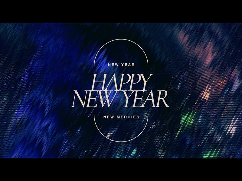 Twilight Cascade Happy New Year
