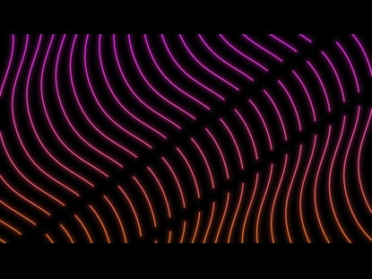 Purple Orange Curves Glow