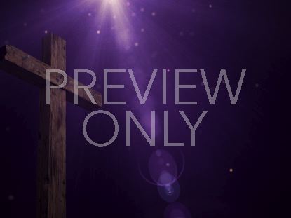 Particle Glow Rugged Cross