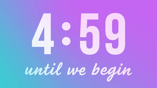 Soft Gradient Countdown