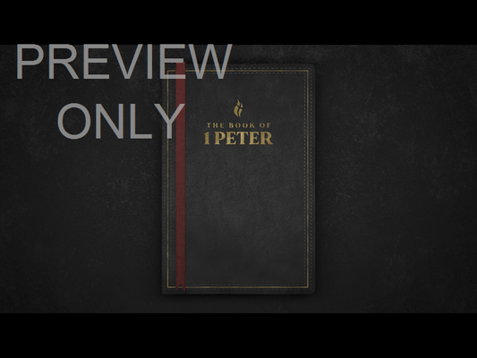 1 Peter - Book Center Black Still