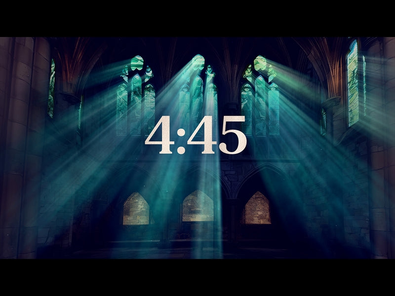 Cathedral Glass Minimal Countdown