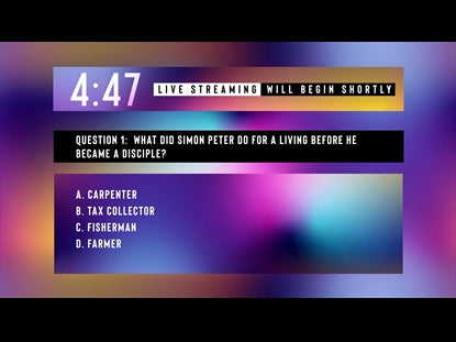 Solstice Live Stream Trivia Countdown