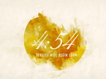 Watercolor Circle Countdown