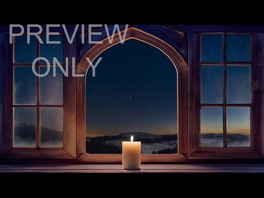 Winter Advent Christ Candle 1 Still