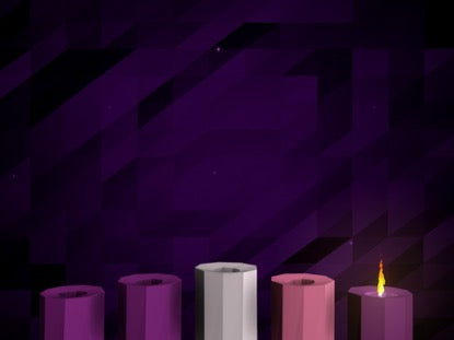 Digital Advent Candles Week 1