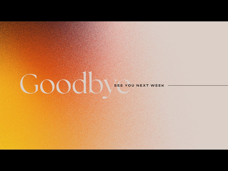 Salt And Light Goodbye