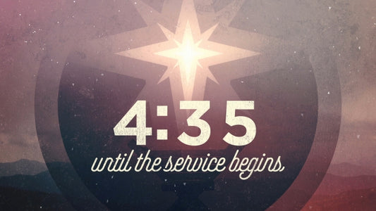 Modern Retro Christmas Eve Countdown