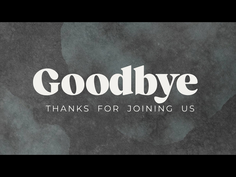Clean Slate Goodbye