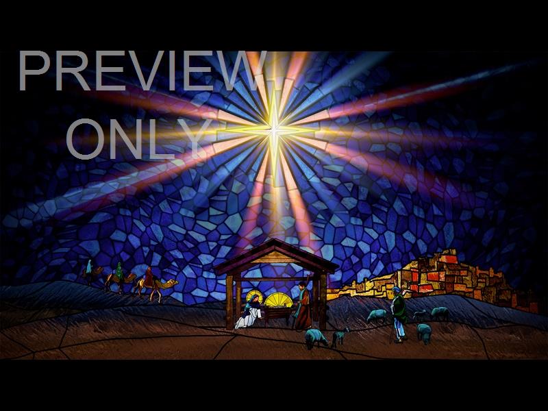 Christmas Stained Glass 9 Still