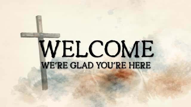 GOOD FRIDAY REFLECTIONS Welcome Motion