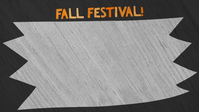 Cute Fall Festival Title