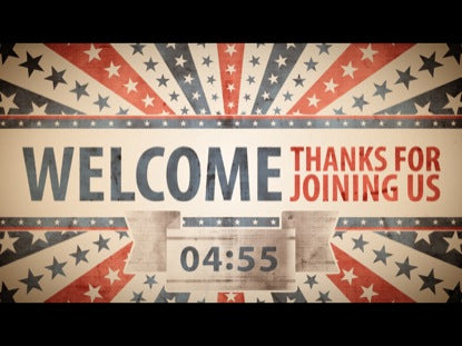 Stars And Stripes Countdown Vintage