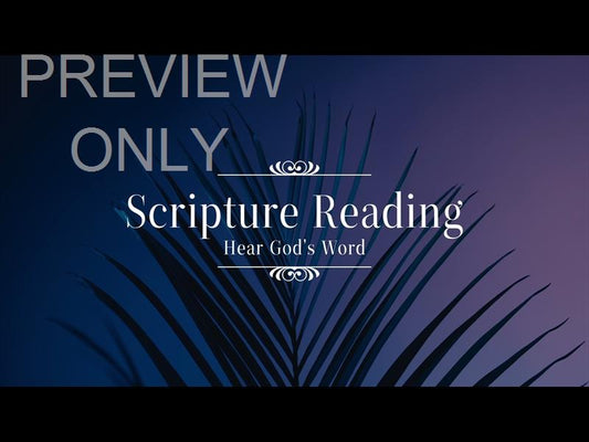 Cinematic Palms Scripture Reading Still