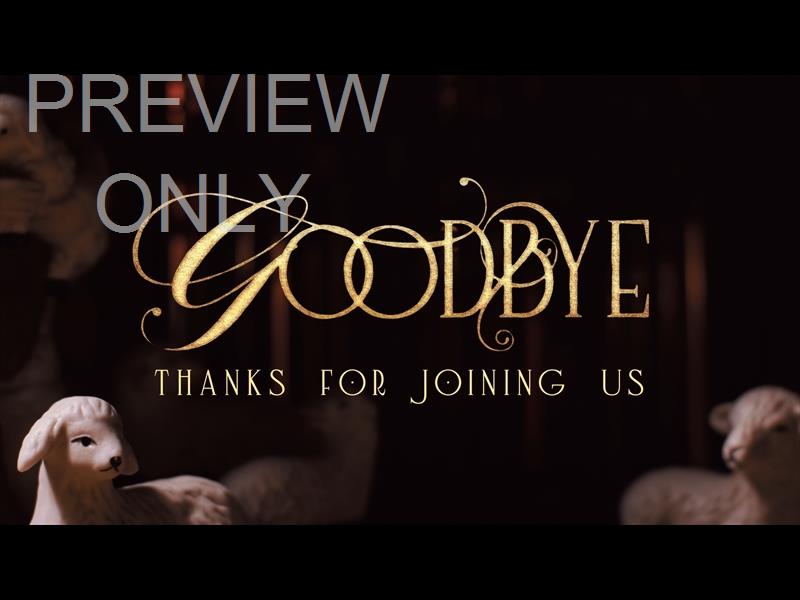 In A Manger Goodbye Still
