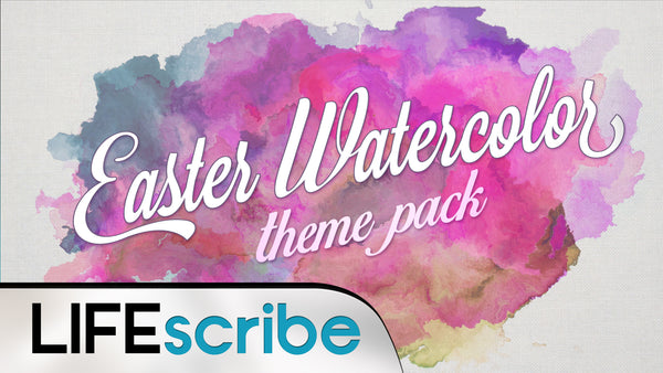 Easter Watercolor Theme Pack