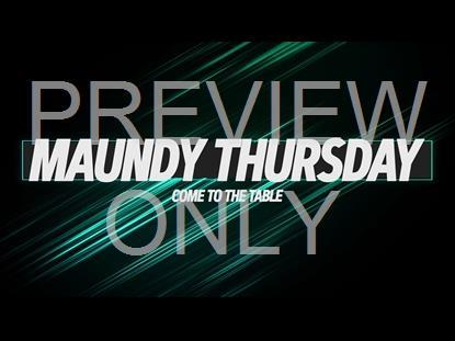 Rayos Holy Week Maundy Thursday Graphic