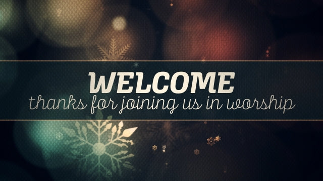 Vintage Christmas Lights Welcome