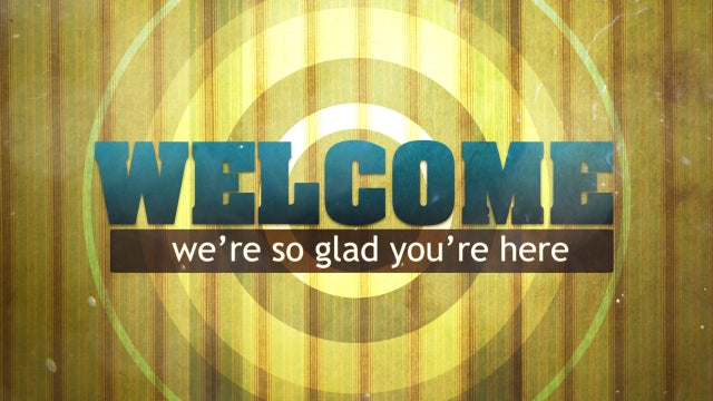 Striped Wall Welcome