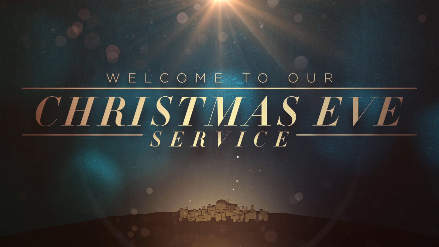 Bethlehem Bokeh Christmas Eve