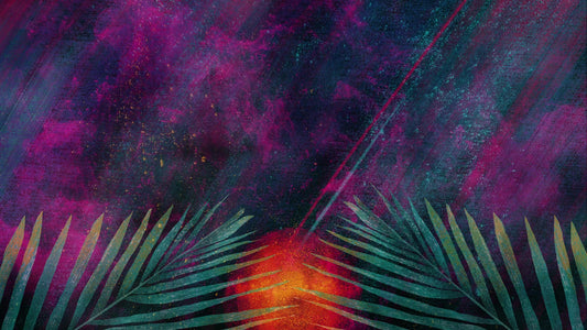 Radiant Paint Palms 04