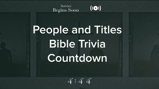 People And Titles Bible Trivia Countdown
