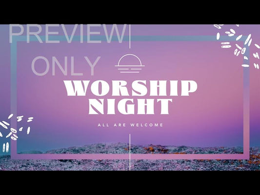 Summer Sun Worship Night Still