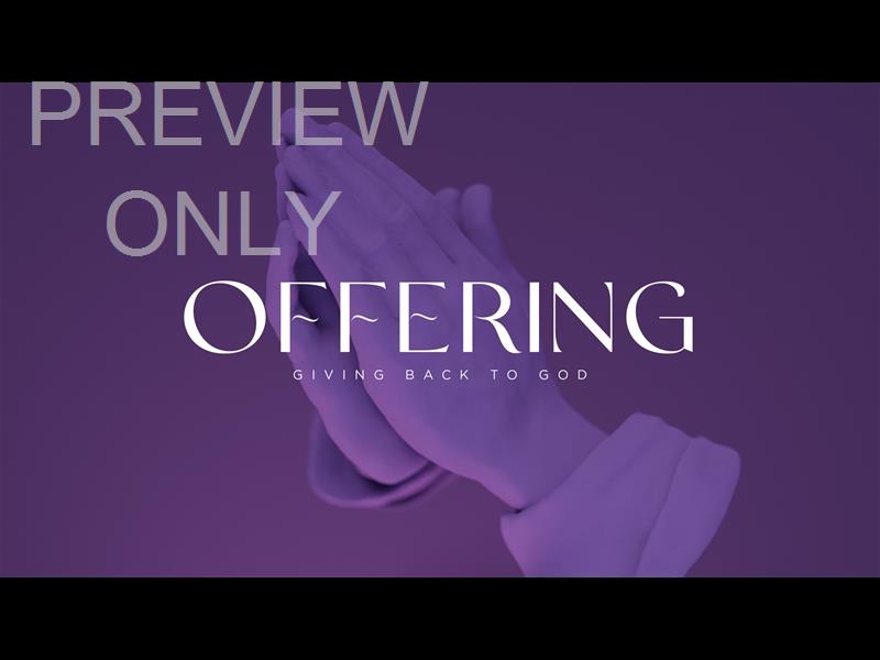 Lent Ink Offering Title Still