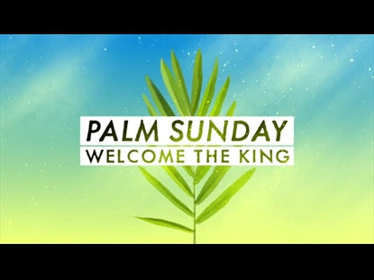 Beautiful Dust Palm Sunday Title