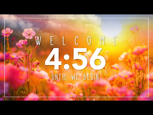 Colorful Spring Flowers Countdown