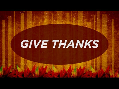 Thanksgiving - Give Thanks Motion Background
