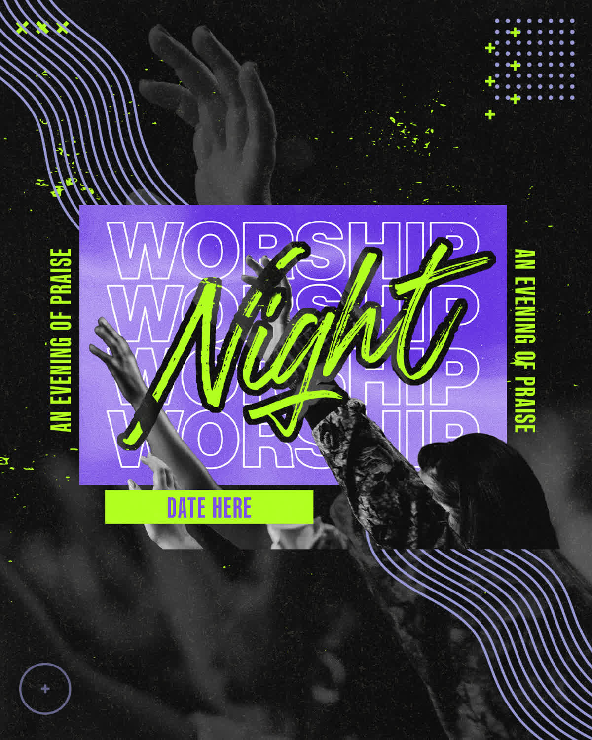 Worship Night An Evening Of Praise Social Title Square