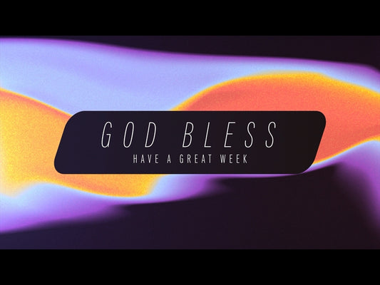New Day God Bless