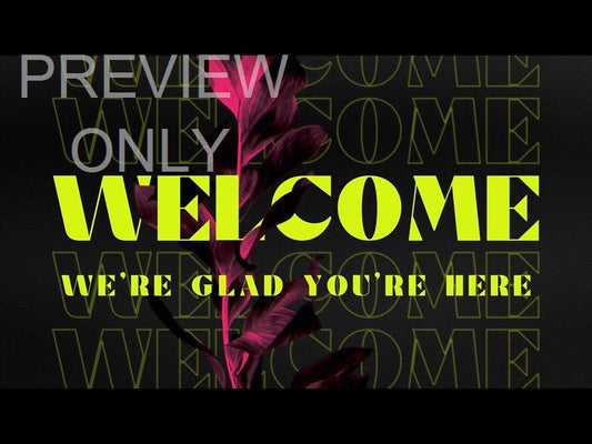 Neon Natro Welcome Still