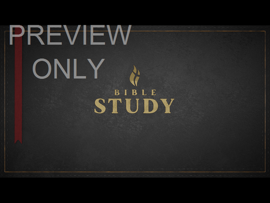 Title: Bible Study - Black Still