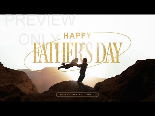 Canyon Gold Happy Fathers Day Still