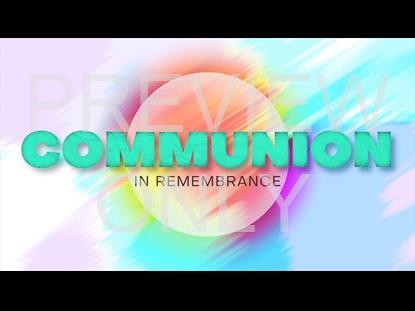 Colorific Easter Communion Graphic