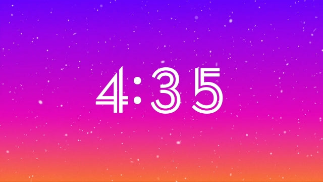 Gradient Snow Countdown