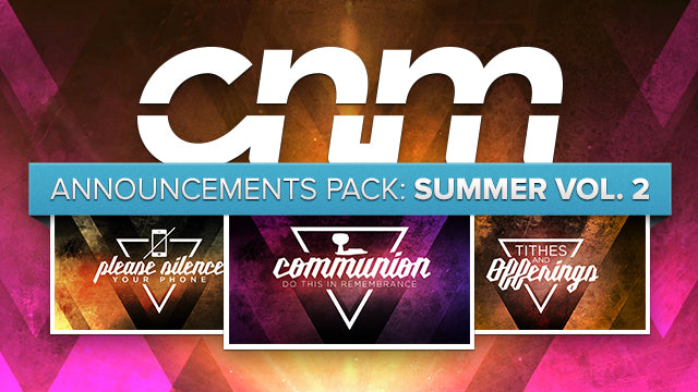Announcements Pack: Summer Vol.2