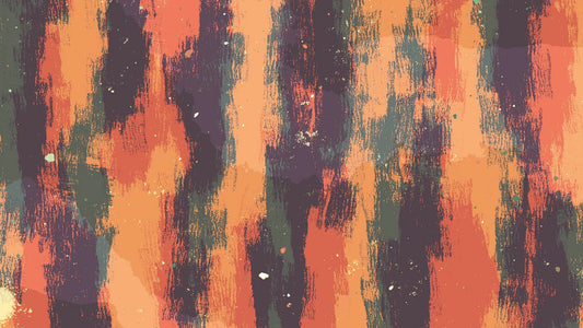 Vibrant Strokes Orange