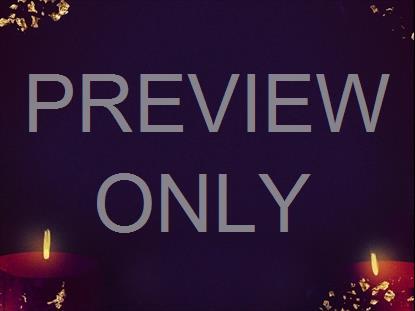 Brushed Christmas Purple Candles