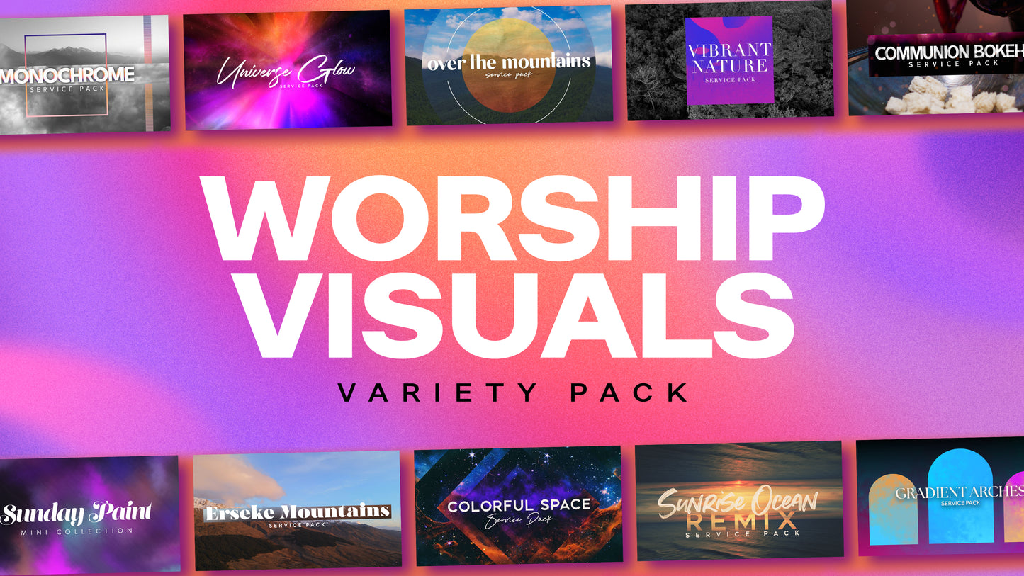 Worship Visuals Variety Pack