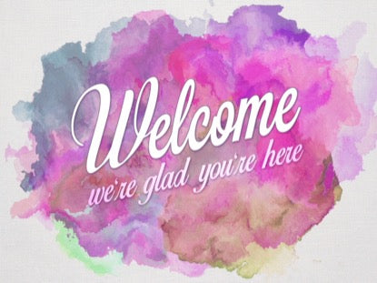 Easter Watercolor Welcome