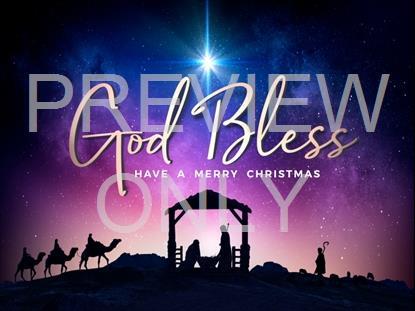 Christmas Night Nativity Close Still