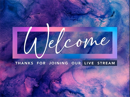 Easter Canvas Stream Welcome